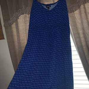 Torrid size 1 blue and white dress with pockets